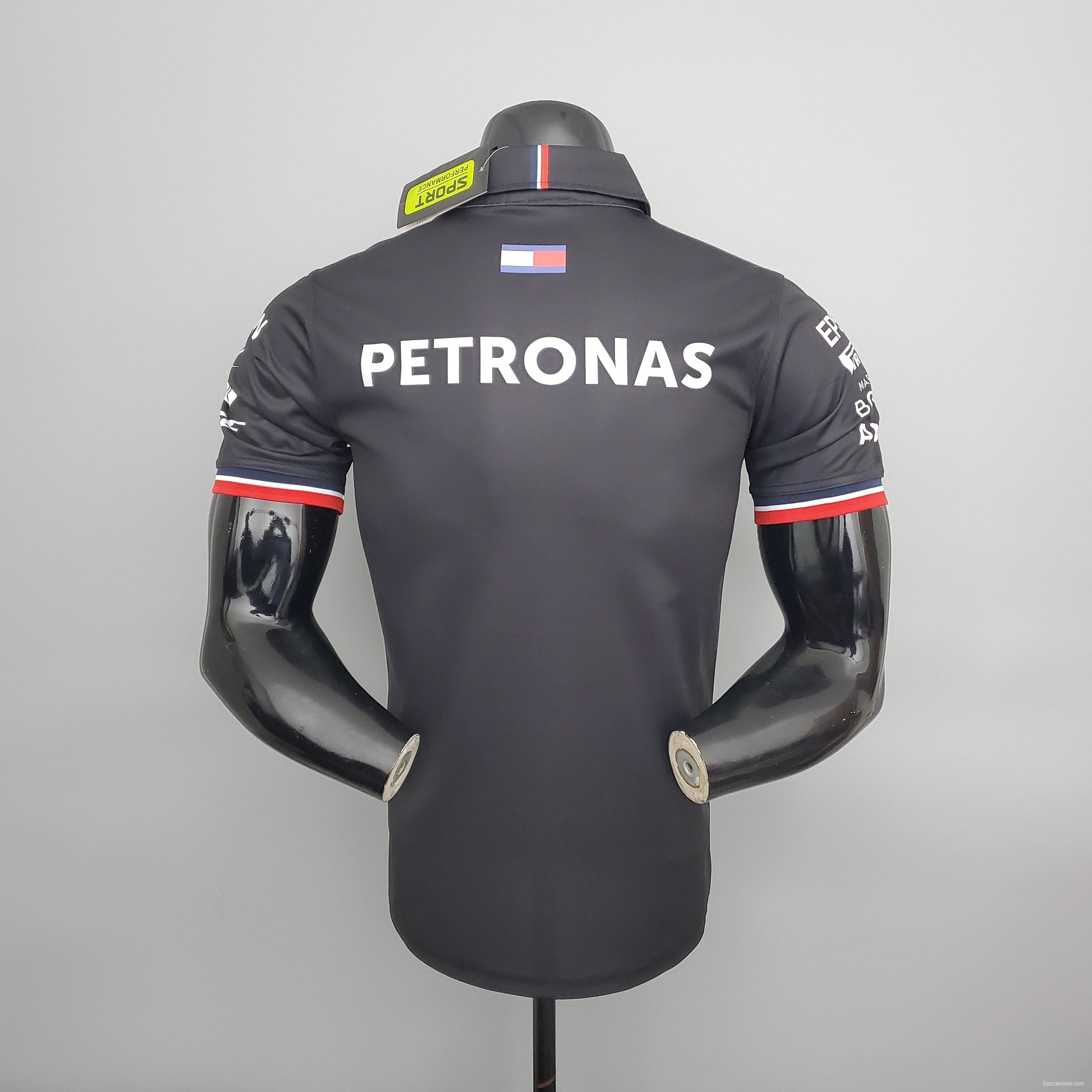 F1 Formula One racing suit; Mercedes POLO Black S-5XL