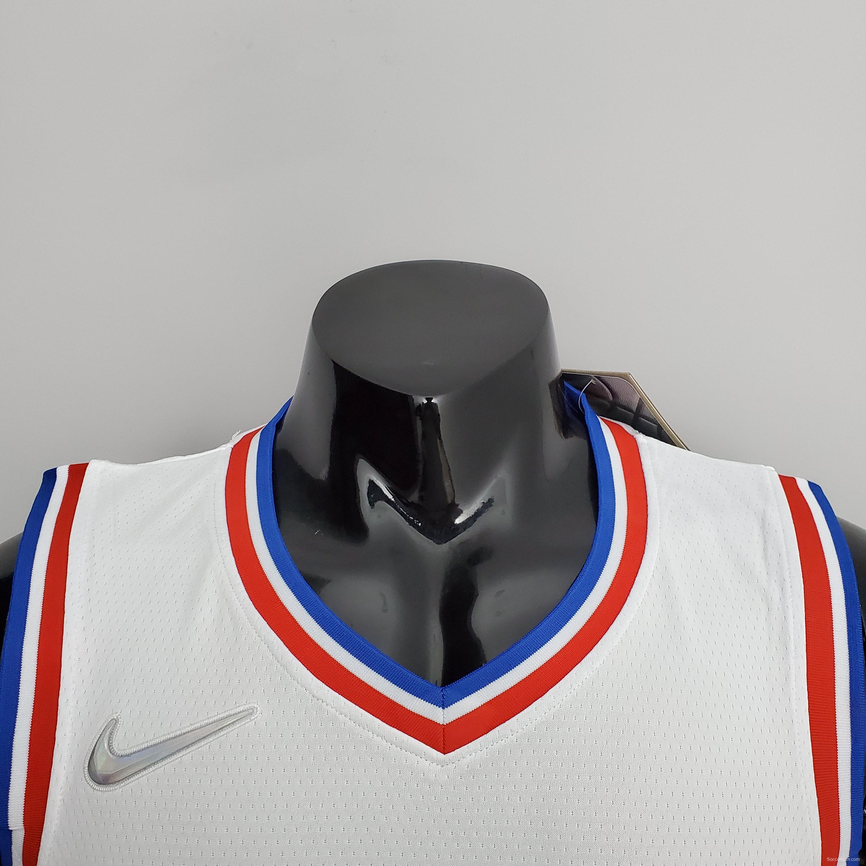 75th Anniversary Philadelphia 76ers SIMMONS#25 White NBA Jersey