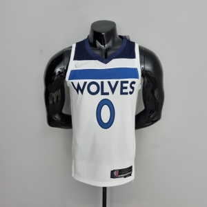 75th Anniversary Minnesota Timberwolves Russell #0 Royal White NBA Jersey