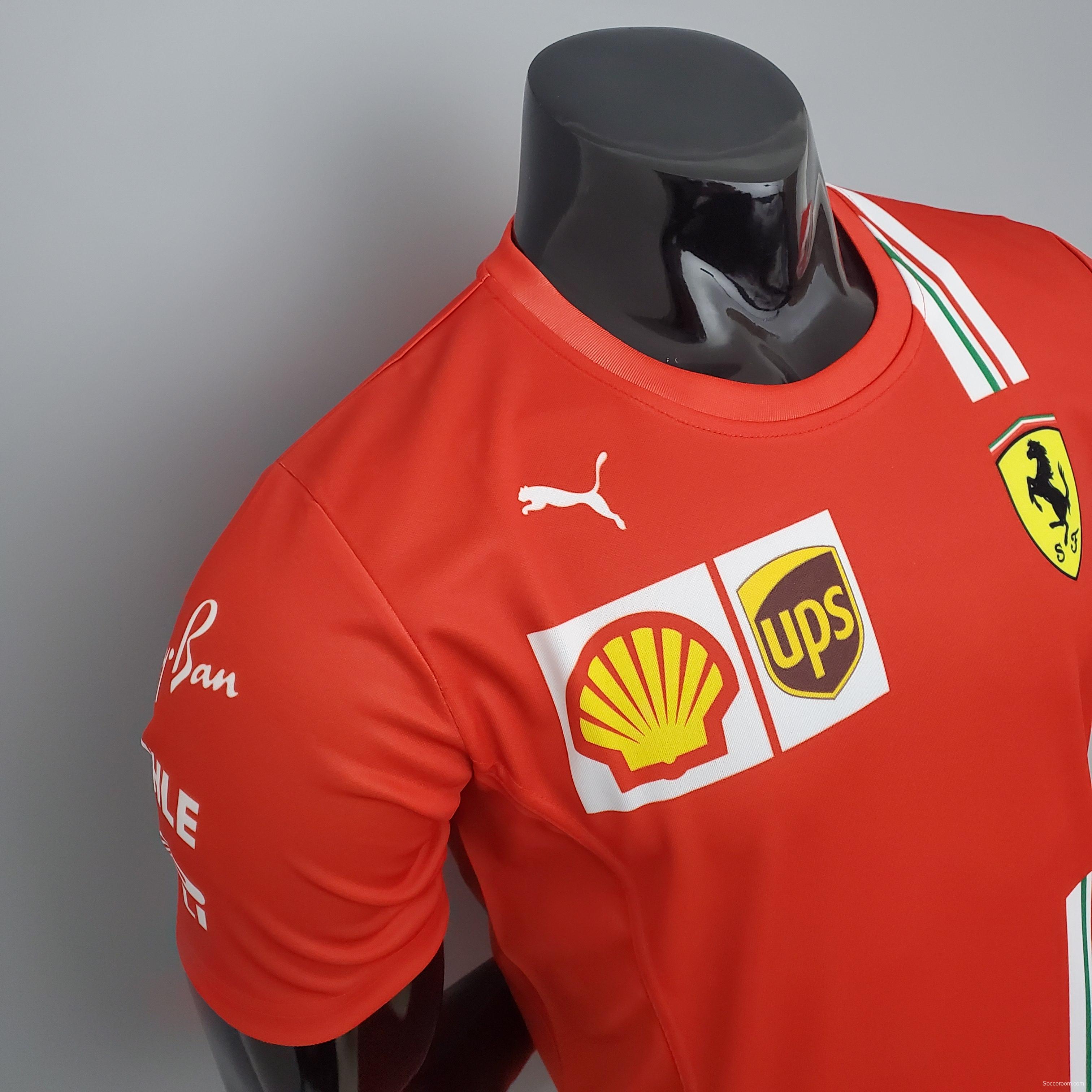 F1 Formula One; Ferrari racing suit red S-5XL