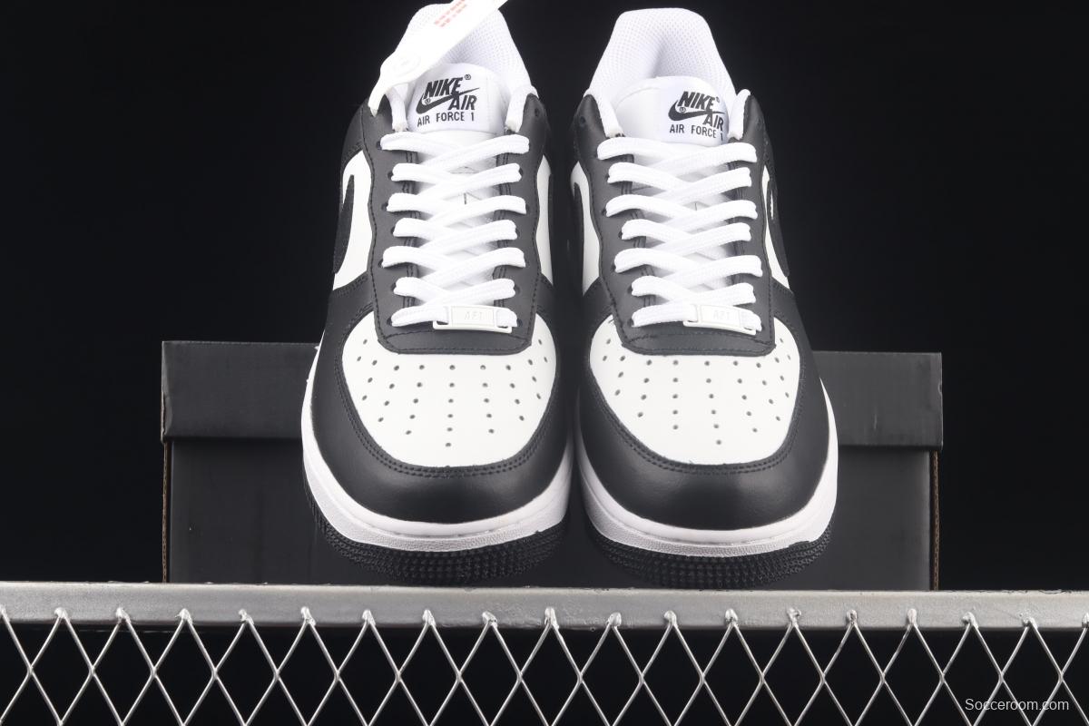 NIKE Air Force 1x 07 Low black and white panda classic low-top casual board shoes AQ4134-100