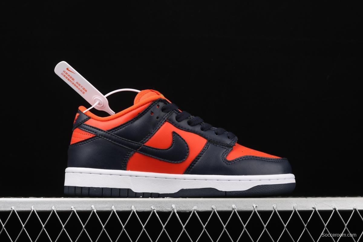 NIKE SB DUNK Low SP Fanta color matching head layer low side leisure sports board shoes CU1727-800