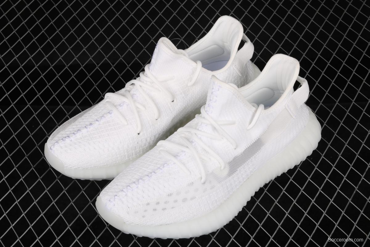 Adidas Yeezy 350 Boost V2 EG7962 Darth Coconut 350 second generation pure white hollowed-out silk color matching