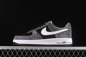 NIKE Air Force 1' 07 Low dark gray suede color matching low-top casual board shoes NT9966-336