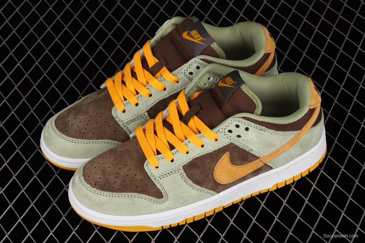 NIKE SB DUNK Low Prm green brown orange SB rebound fashion casual board shoes DH5360-300