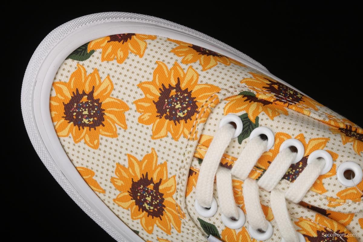 Vans Authentic Limited Edition clear Summer Daisy Sunflower Printing half-drag VN0A5HYP6SR