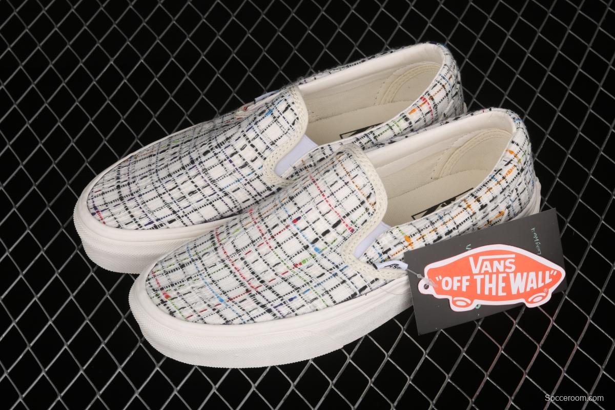 Vans Authentic 44 DX high definition series lazy people set low side retro canvas leisure sports board shoes VN0A5KS96SV