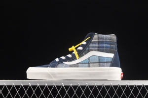 Vans Sk8-Hi x Pendleton joint name plaid series high-top casual board shoes VN0A38GF9GS