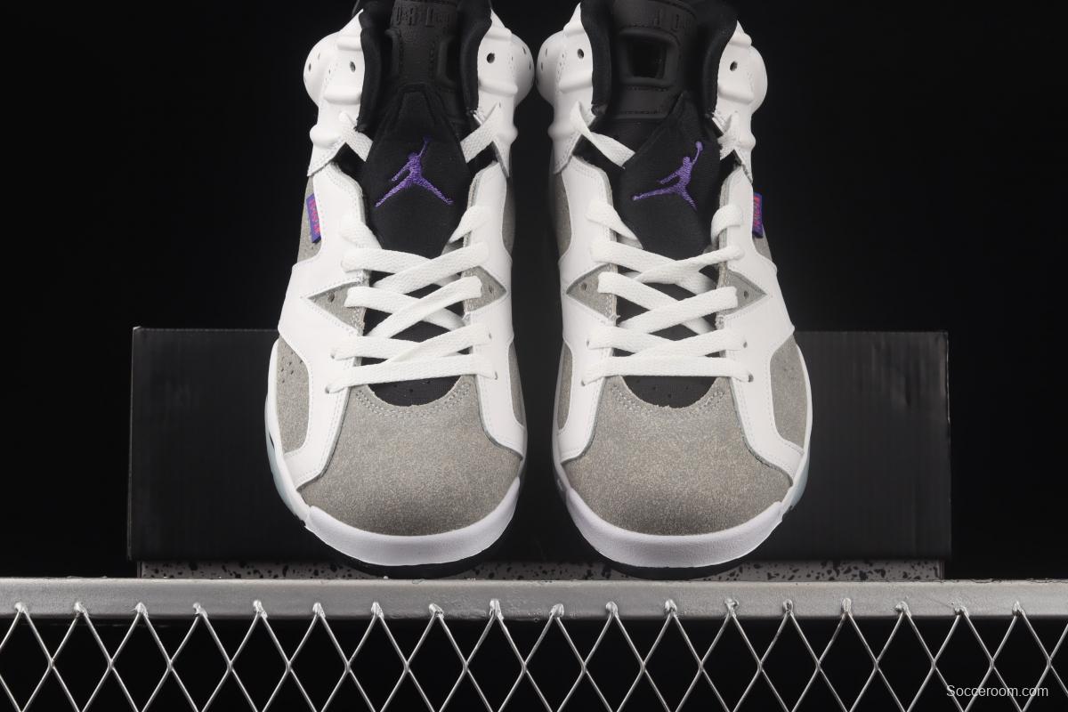 Air Jordan 6 FLINT flint ultraviolet basketball shoes CI3125-100