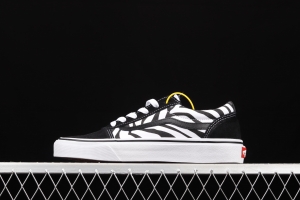 Vans Style 36 million black leopard print zebra print low-top casual shoes VN0A3TLAA25