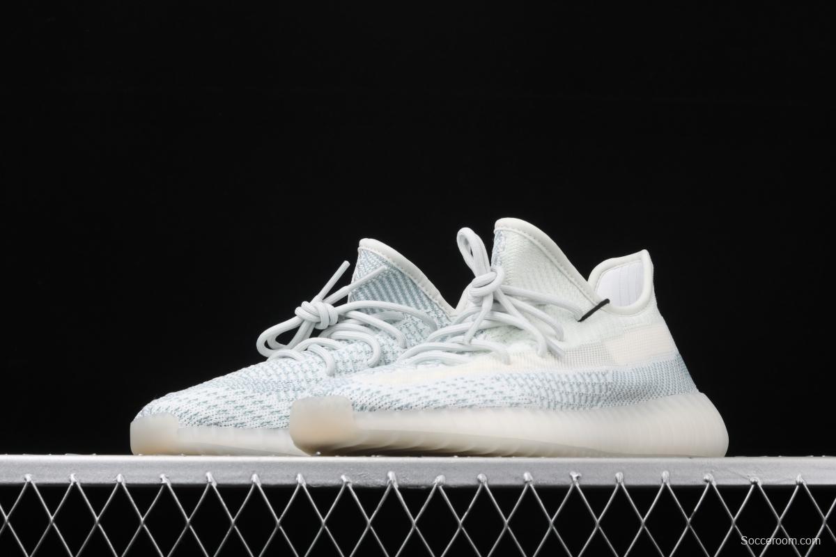 Adidas Yeezy 350 Boost V2 FW3043 Darth Coconut 350 second generation hollowed-out silk ice blue BASF popcorn