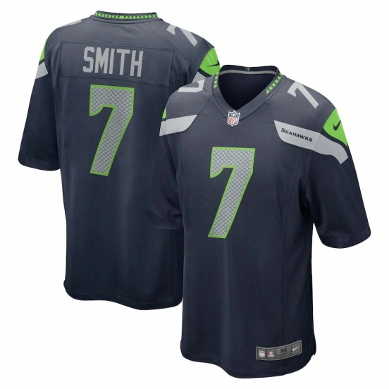 Men's Geno Smith College Navy Player Limited Team Jersey