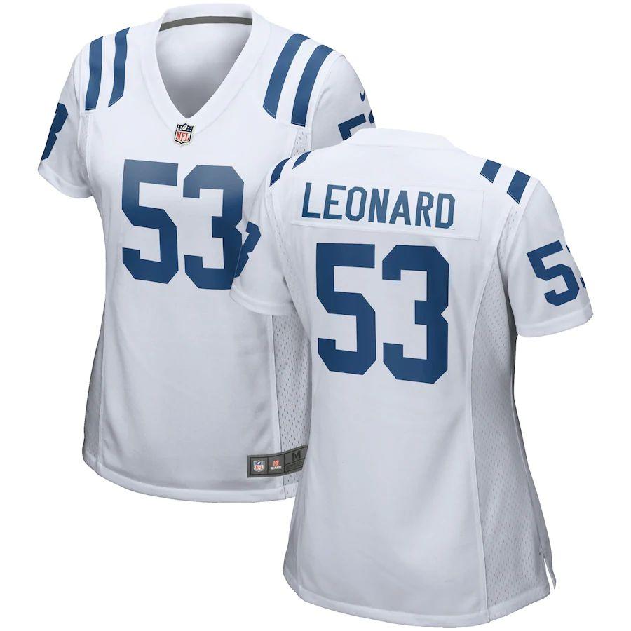 Women's Darius Leonard Player Limited Team Jersey - White