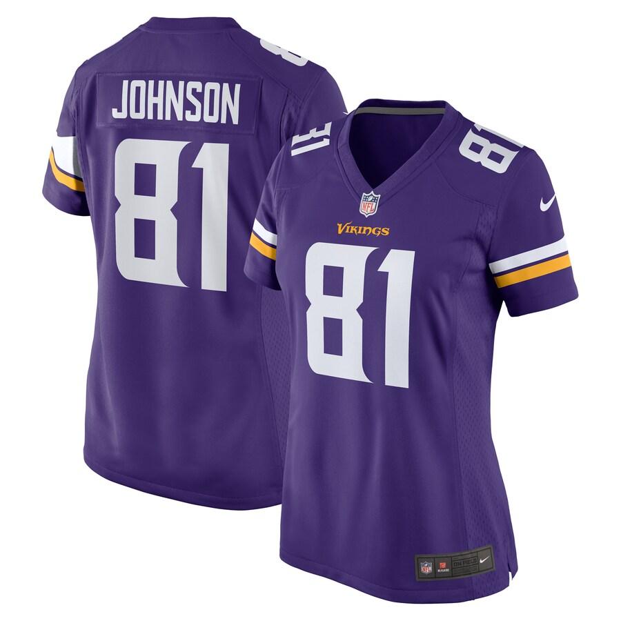 Women's Bisi Johnson Purple Player Limited Team Jersey