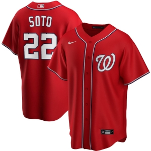 Youth Juan Soto Red Alternate 2020 Player Team Jersey