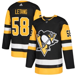 Youth Kris Letang Black Player Team Jersey