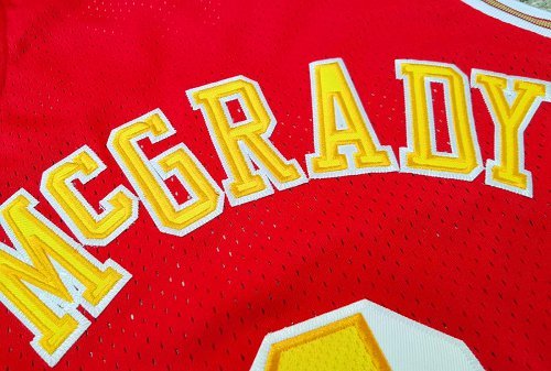 Men's Tracy McGrady Red Retro Classic Team Jersey