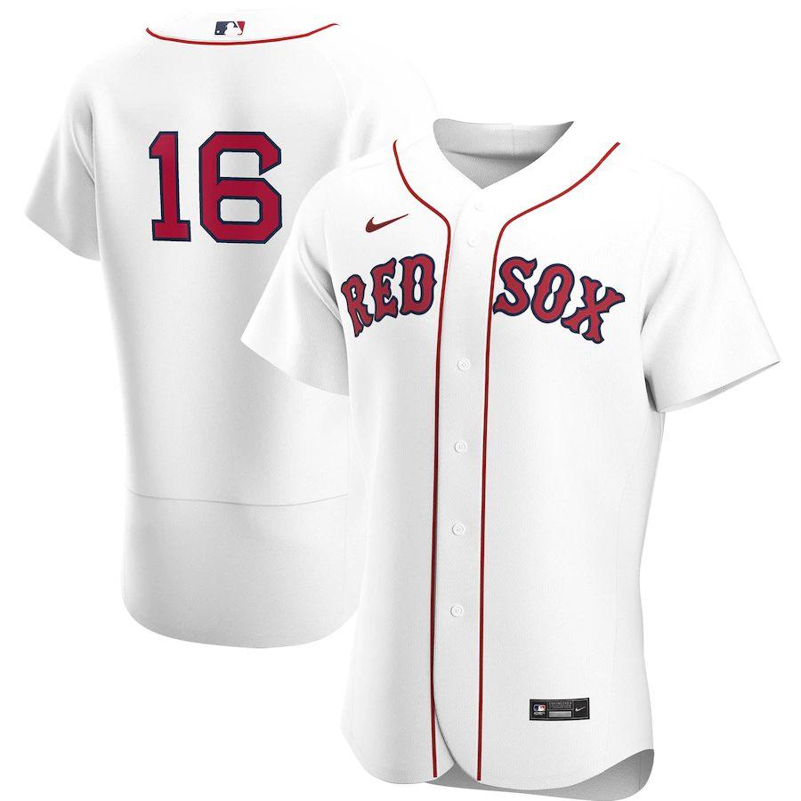 Men's Andrew Benintendi White Home 2020 Authentic Player Team Jersey