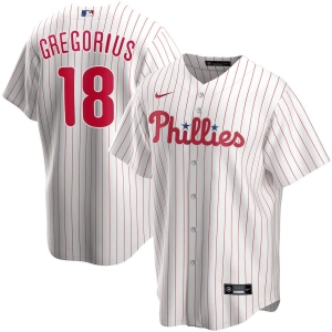 Men's Didi Gregorius White Home 2020 Player Team Jersey