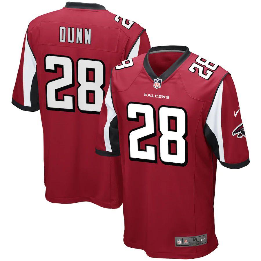 Men's Warrick Dunn Red Retired Player Limited Team Jersey