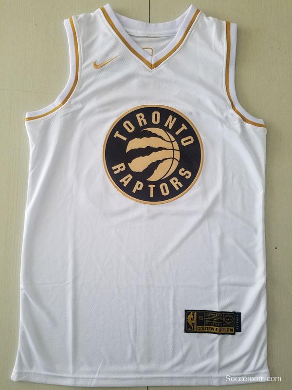Kyle Lowry 7 White Golden Edition Jersey