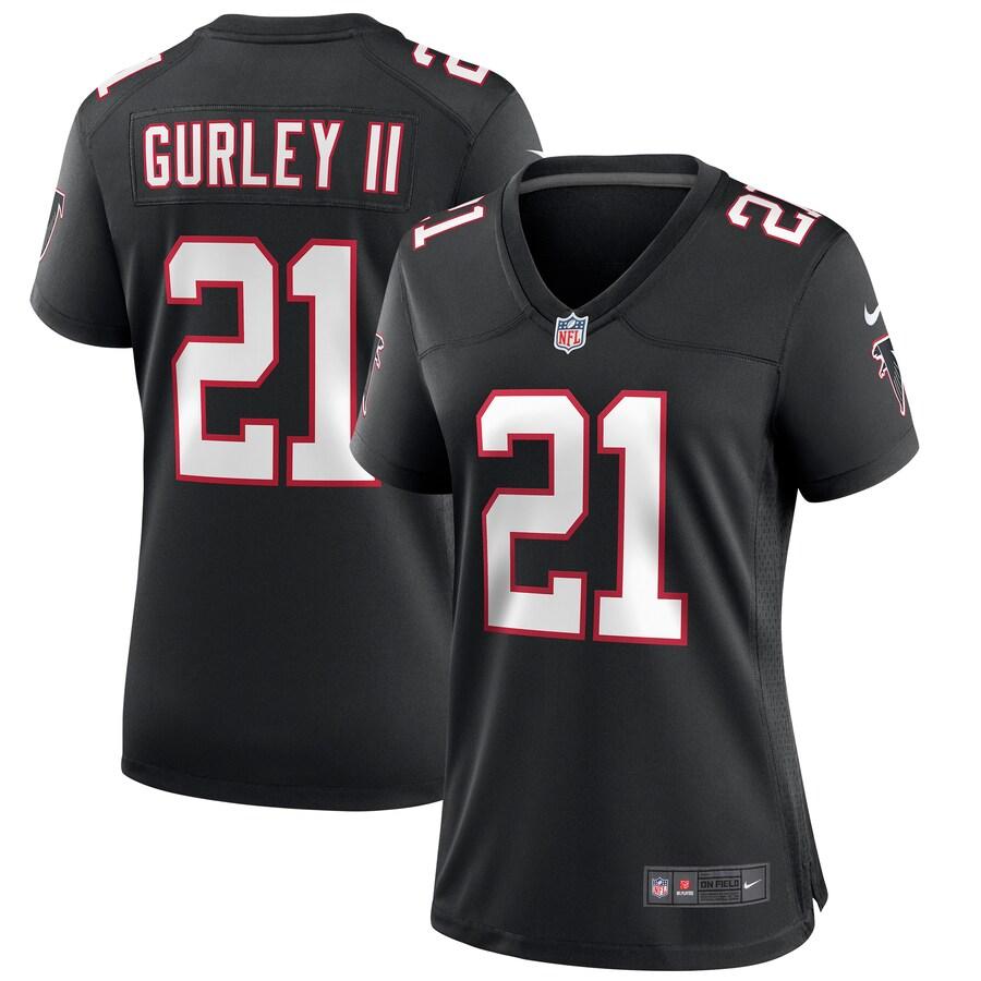 Women's Todd Gurley II Black Throwback Player Limited Team Jersey