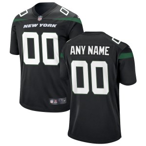 Men's Stealth Black Alternate Custom Game Team Jersey