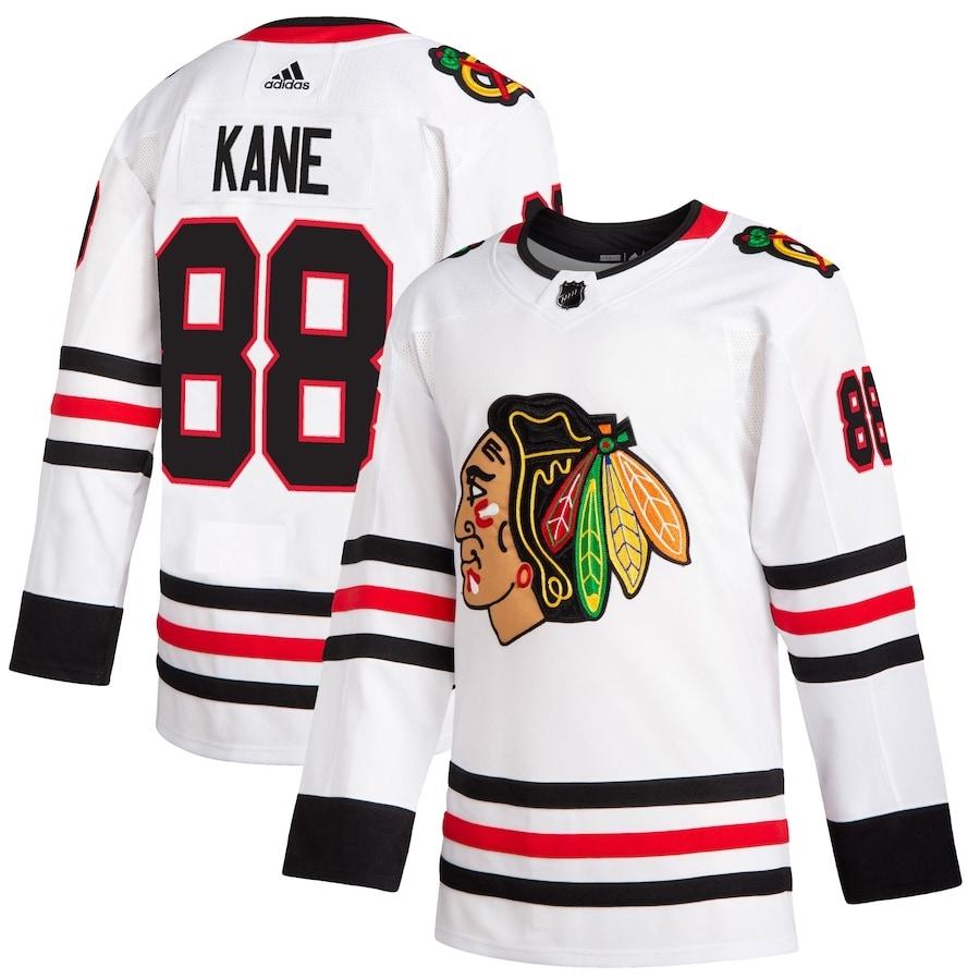 Youth Patrick Kane White Away Player Team Jersey