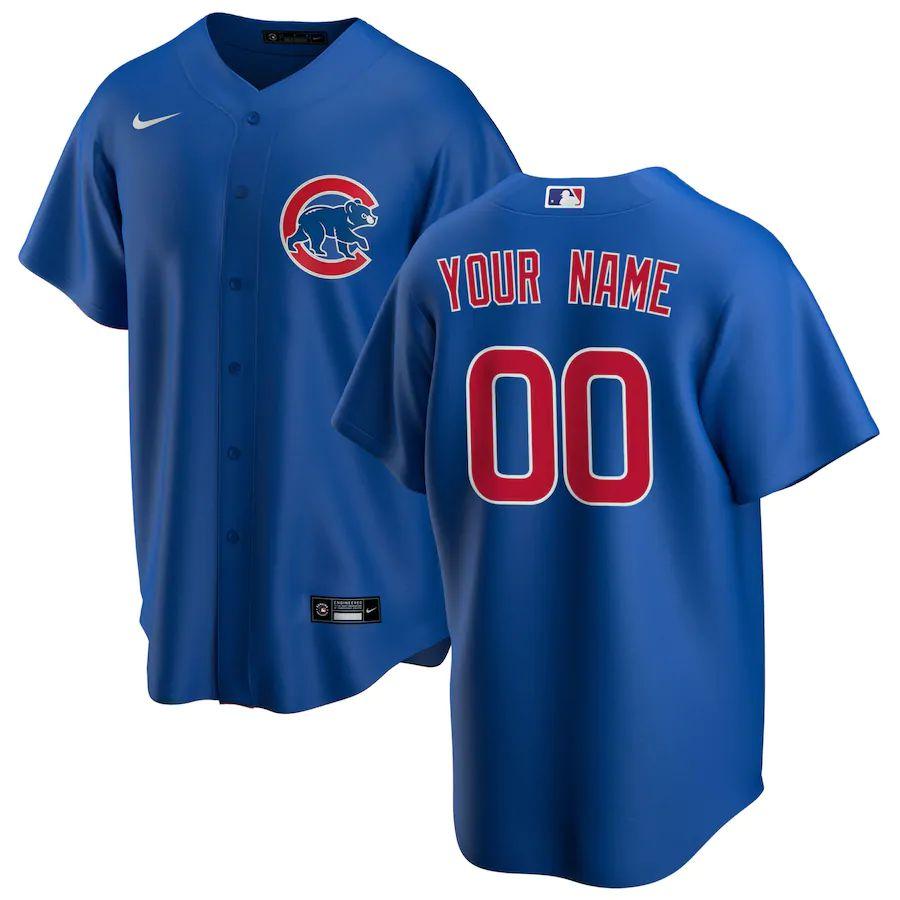 Men's Royal Alternate 2020 Custom Team Jersey