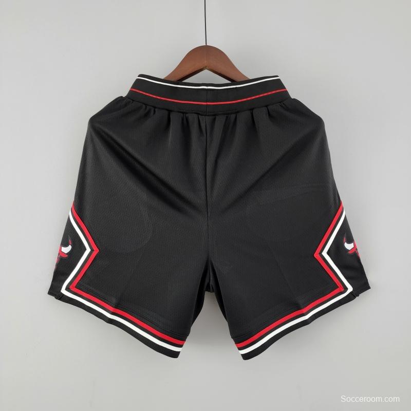 Chicago Bulls Black NBA Shorts 