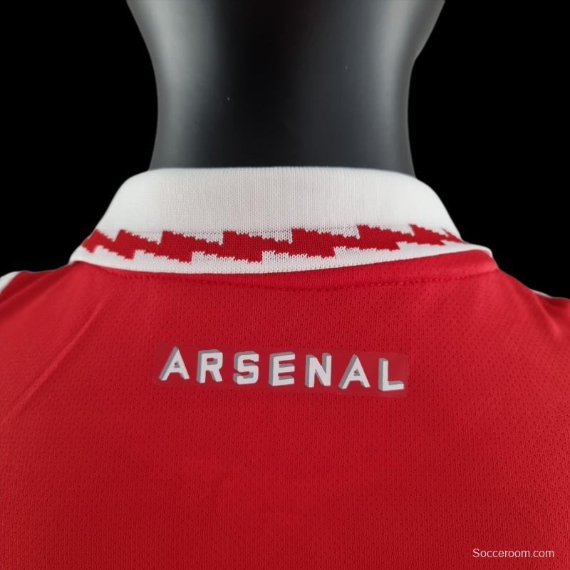 22/23 Arsenal Home Kids SIZS:16-28 Soccer Jersey