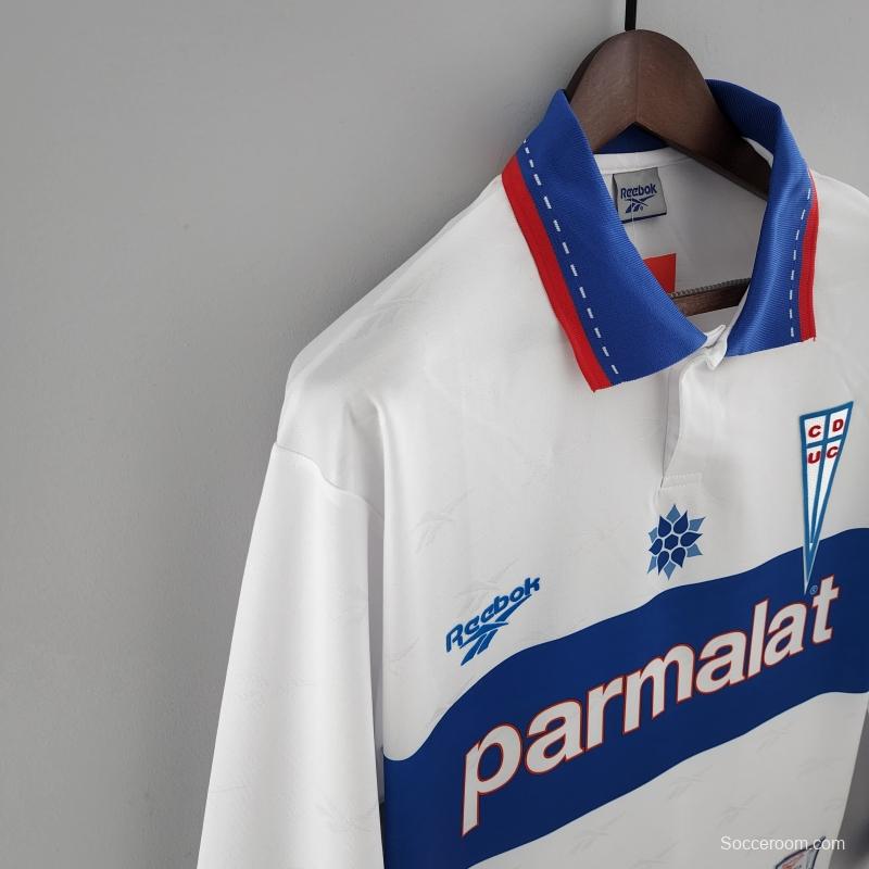 Retro 1998 Long Sleeve Deportivo Universidad Católica Home Soccer Jersey