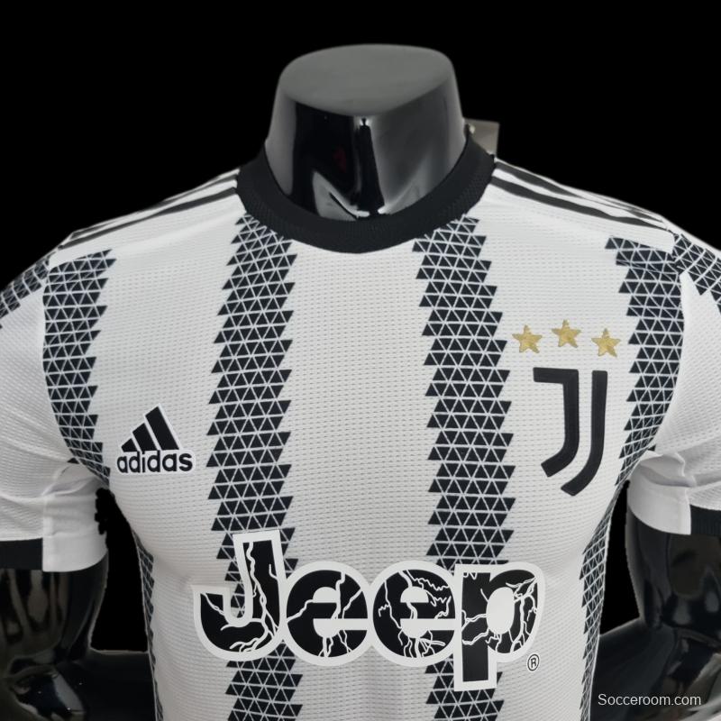 Player Version 22/23 Juventus Home Soccer Jersey