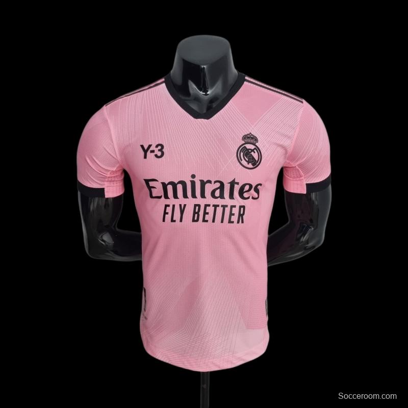 Player Version 2022 Real Madrid Y3 Edition Pink