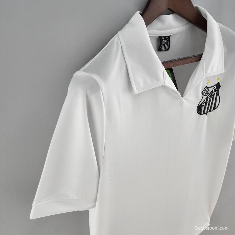 Retro Santos 1970 Home Soccer Jersey