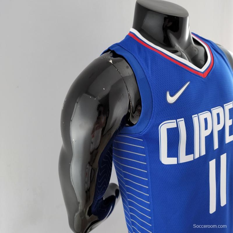 75th Anniversary WALL#11 Los Angeles Clippers NBA Jersey Blue