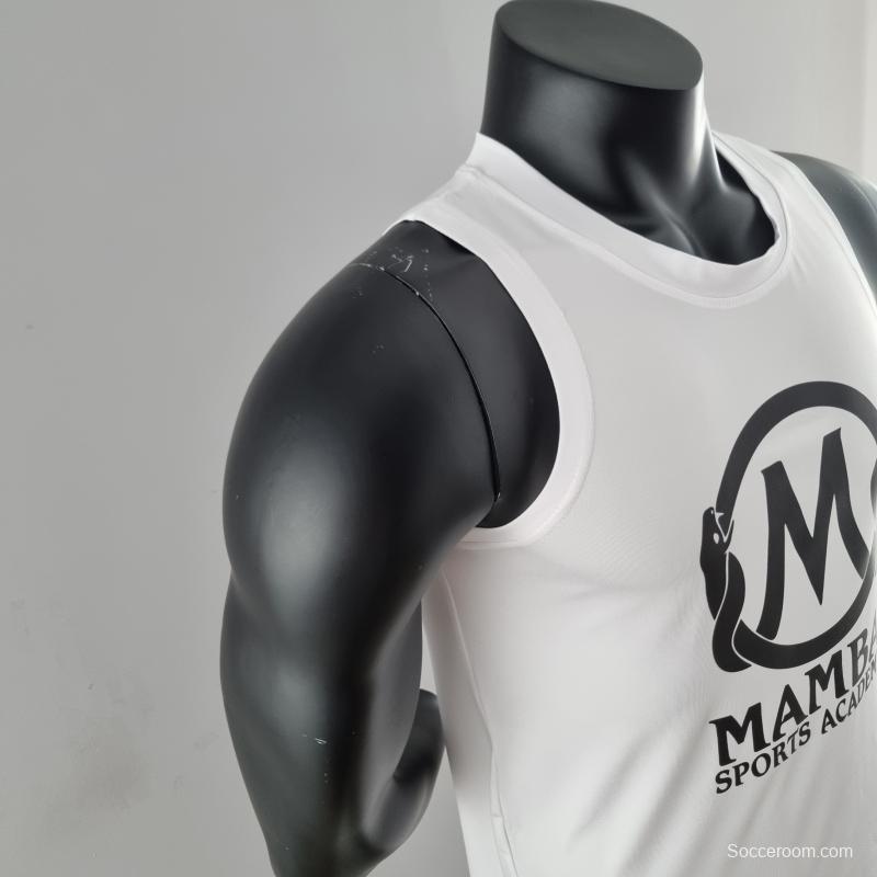 2022 NBA Mamba White Vest Shirt #K000185