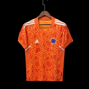 22/23 Cruzeiro Goalkeeper Orange Jersey