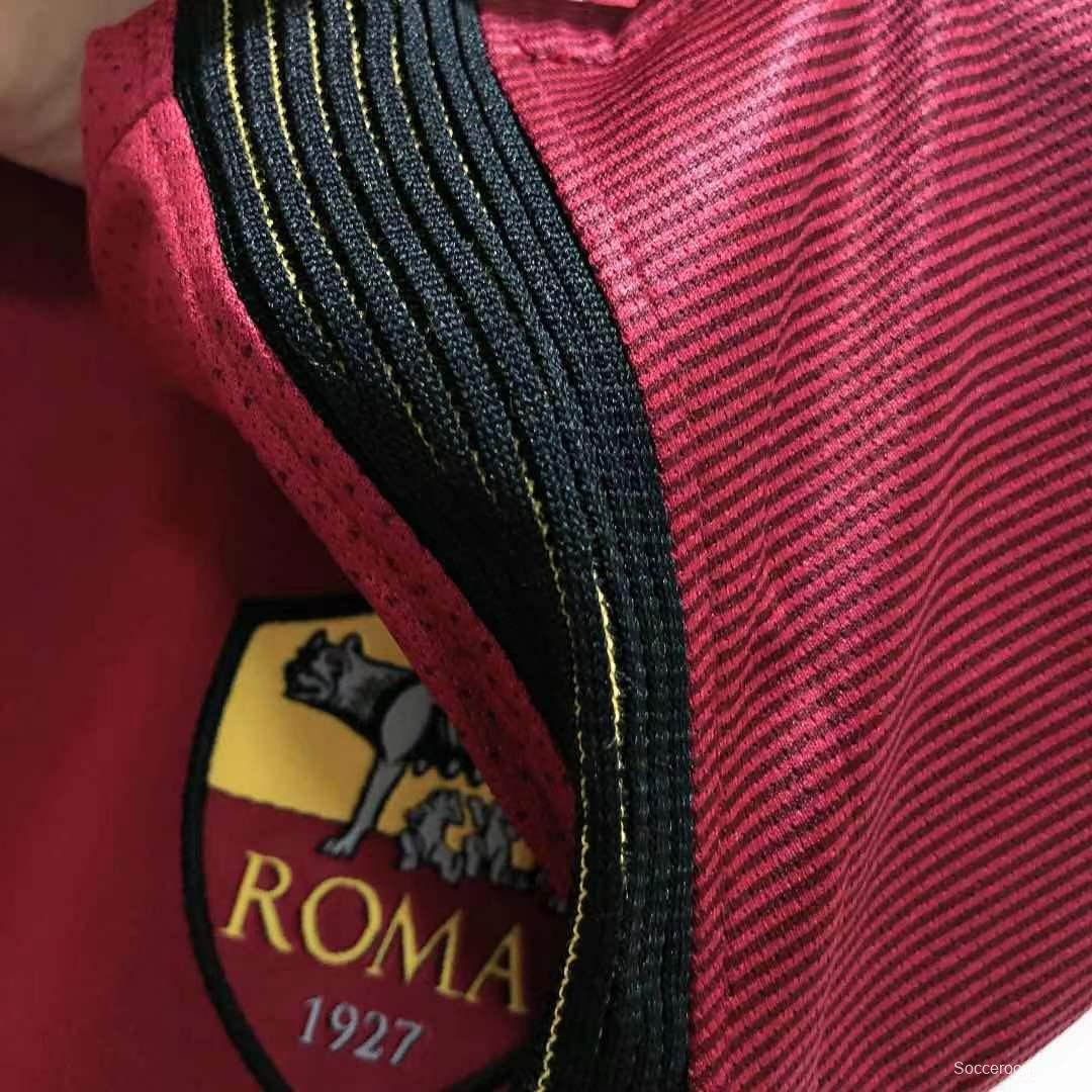 Retro 17/18 Roma Home Soccer Jersey