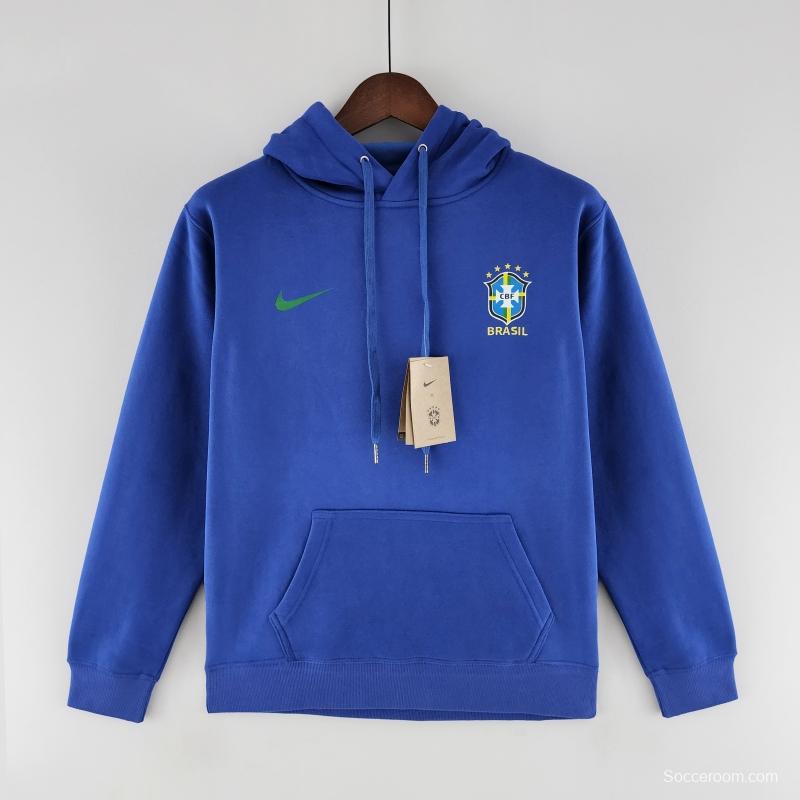 2022 Brazil Hoodie Blue