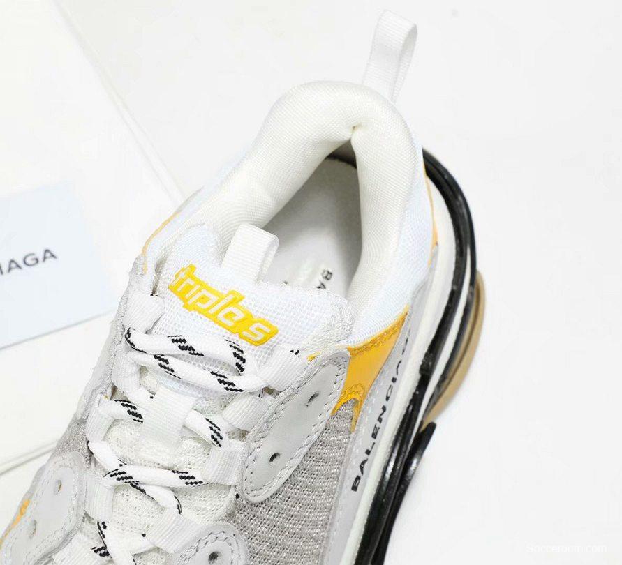 Men/Women Balenciaga Triple-S Sneaker Multi-Color Grey/Yellow Item 6380340