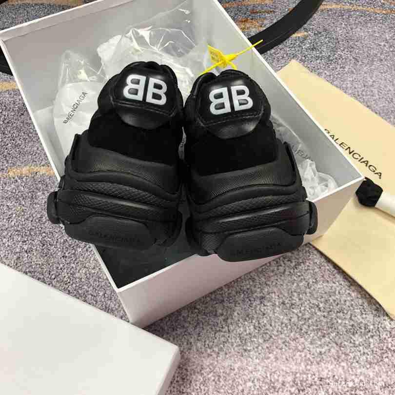 Men Balenciaga Triple-S 2 Sneaker Black