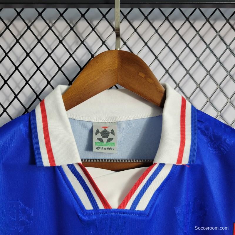 Retro 1998 Croatia Away Blue Jersey