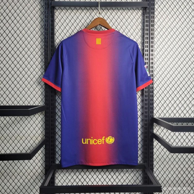 Retro 12/13 Barcelona Home Jersey