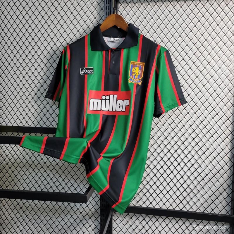 Retro 1993/95 Aston Villa Away Soccer Jersey