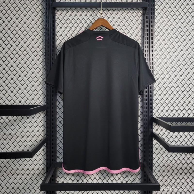 23-24 Inter Miami Away Black Jersey