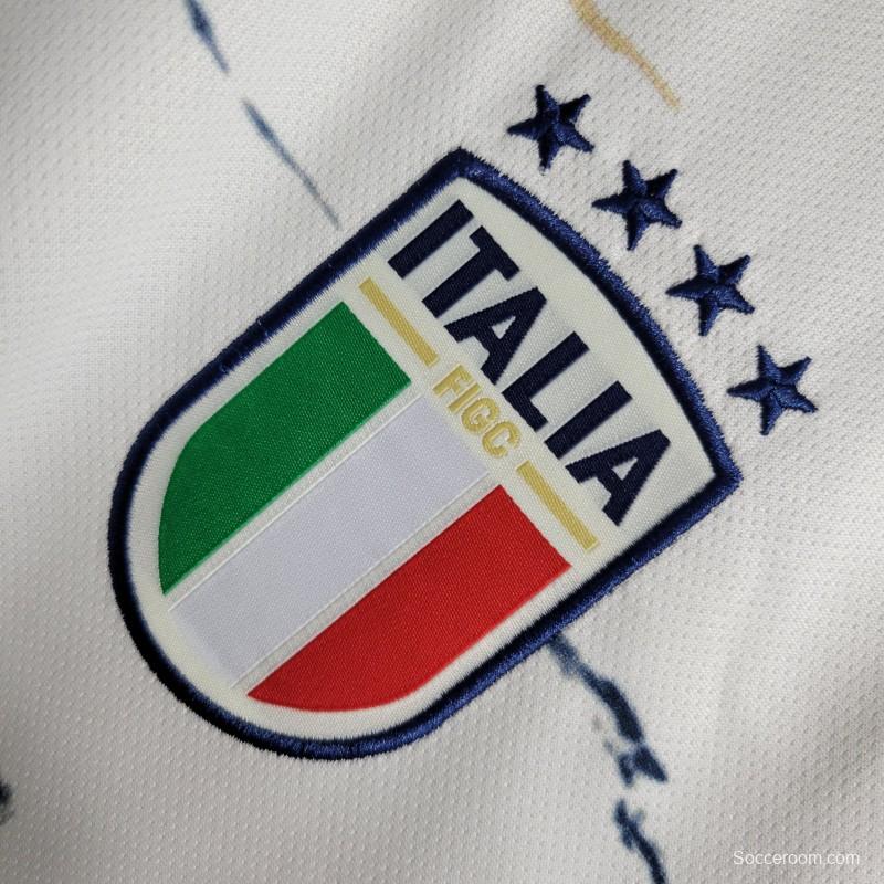 2023 Italy Away White Jersey