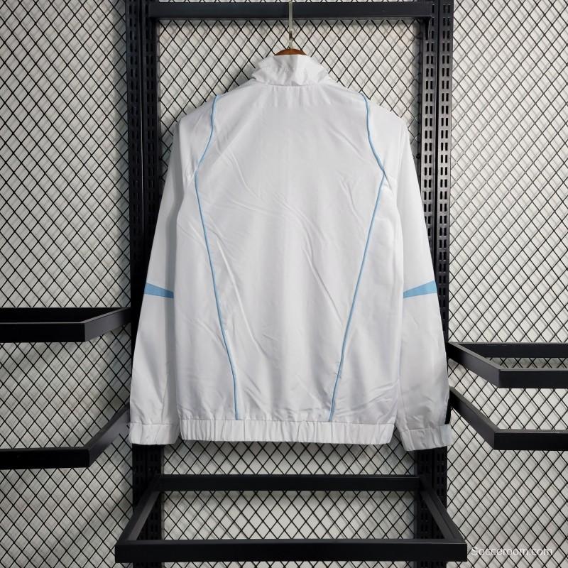 23-24 Flamengo White Windbreaker