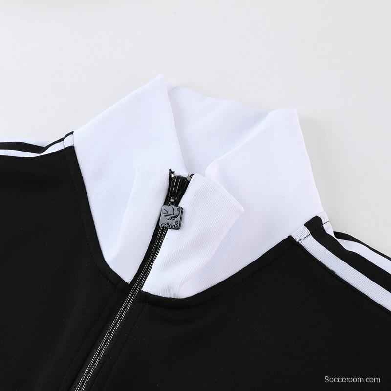 2023 Adidas Original Black Full Zipper Jacket +Pants