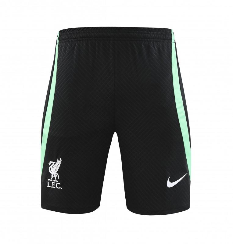 23-24 Liverpool Black Green Short Sleeve+Shorts